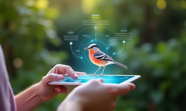 Augmented reality bird identification