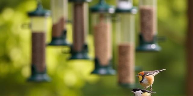 Premium tube feeders for multiple bird species